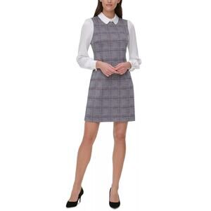 TOMMY HILFIGER Plaid A-line Dress | 16